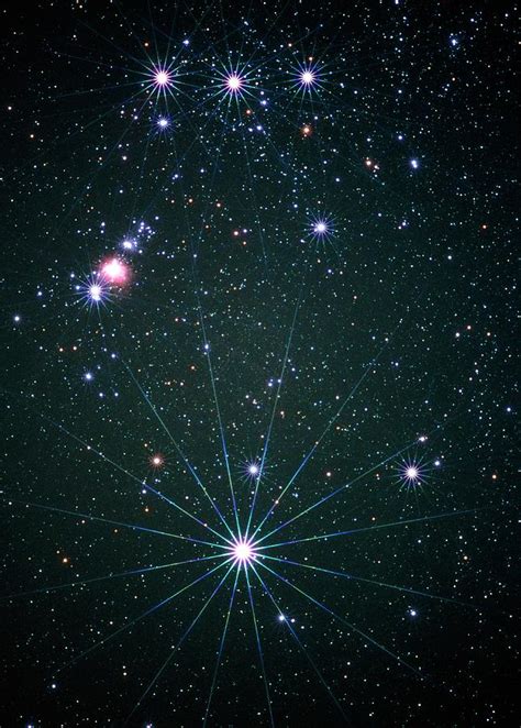 Optical Image Of The Star Rigel In Orion Photograph by Pekka Parviainen/science Photo Library ...