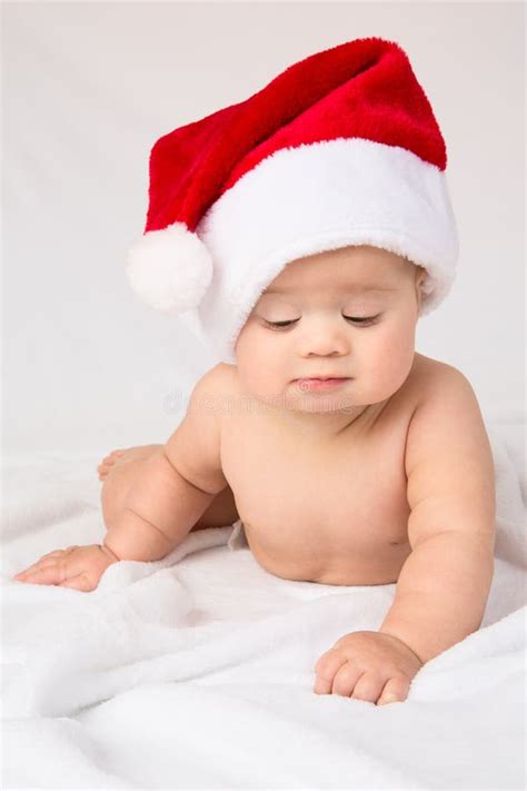 Santa Baby stock image. Image of calm, gift, season, adorable - 35688115