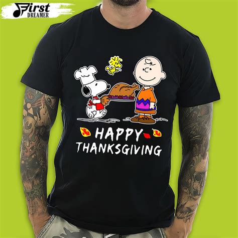 Snoopy Charlie Brown And Woodstock Charlie Brown Thanksgiving Shirt - Lefrock Online Store