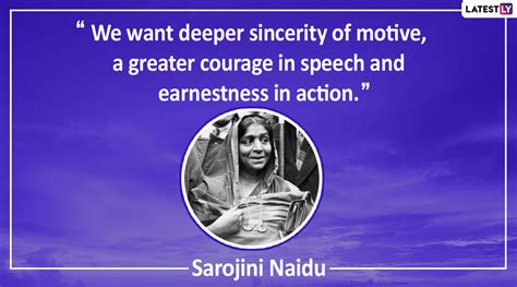 Sarojini Naidu 141st Birth Anniversary: Remembering The Quotes of Nightingale of India on Her ...