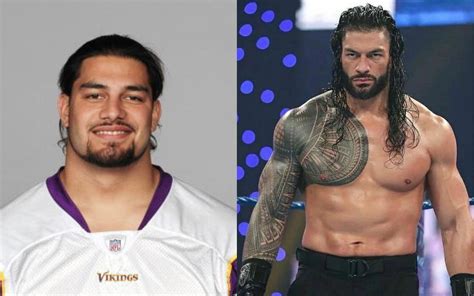 What NFL team did WWE Superstar Roman Reigns play for?