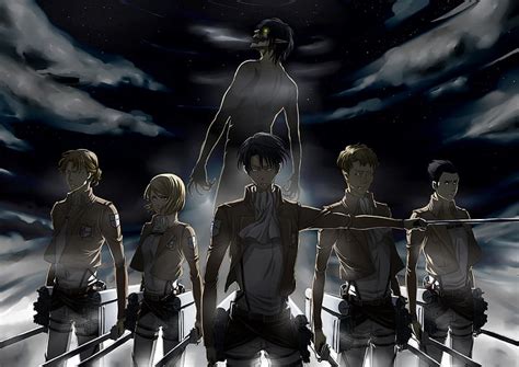 Anime, Attack On Titan, Levi Ackerman, Petra Ral, Eld Jinn, Gunther Schultz, HD wallpaper | Peakpx