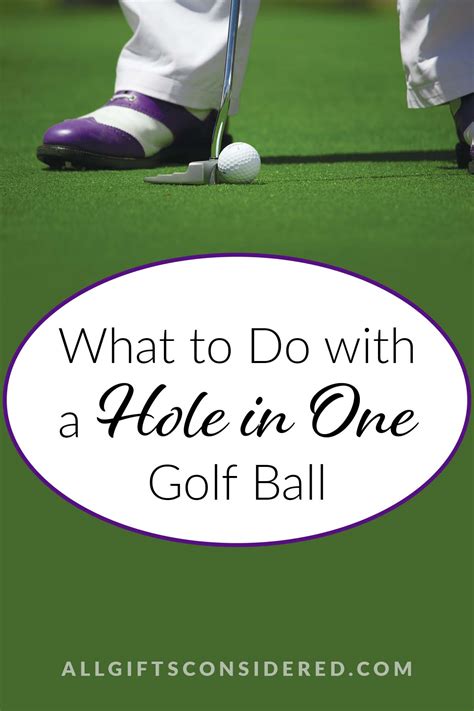 Hole-in-One Guide: Recognition, Etiquette, & How to Display » All Gifts ...