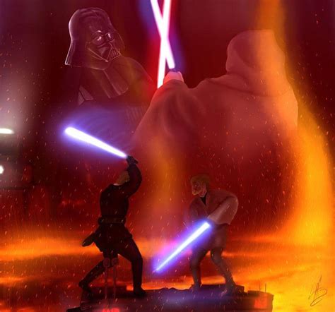 Anakin vs Obi Wan Wallpapers - Top Free Anakin vs Obi Wan Backgrounds - WallpaperAccess