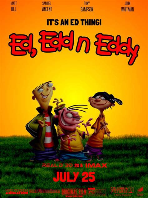 Ed, Edd 'n' Eddy: The Movie (2023) - Movie Poster by JohnW3245 on DeviantArt