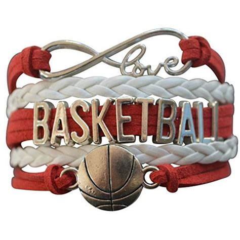 Infinity Collection - Basketball Bracelet- Girls Basketball Bracelet ...