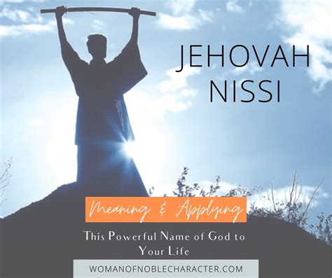 Jehovah Nissi: 4 Essential Lessons We Can Learn