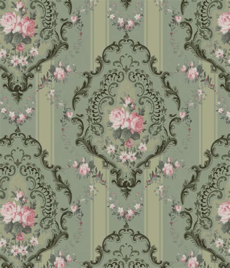 Rococo Rose - Historic Wallpapers - Victorian Arts - Victorial Crafts ...