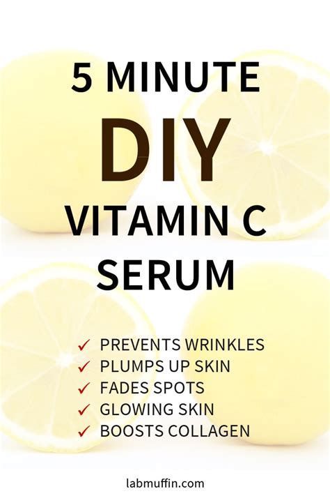 Easy (5 Minute) DIY Vitamin C Serum Recipe | Lab Muffin Beauty Science