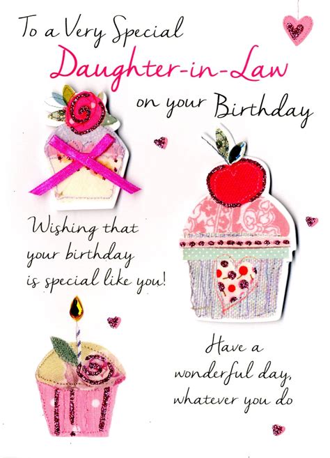 Special Daughter-In-Law Birthday Greeting Card | Happy birthday ...