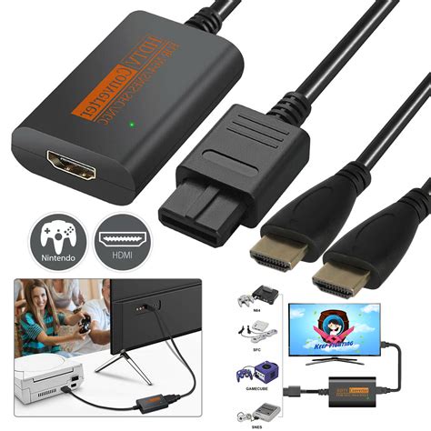 HDMI Adapter Converter w/ HD Cable for Nintendo 64/SNES/NGC/SFC ...