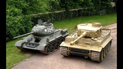 WarTunder T-34 85(D-5T) vs. Tiger H1 - YouTube