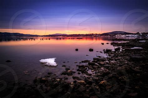 Sunset over the Hudson river by Bruno Garofalo. Photo stock - StudioNow