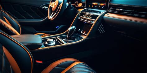 Premium AI Image | Modern luxury vehicle interior Generative Ai