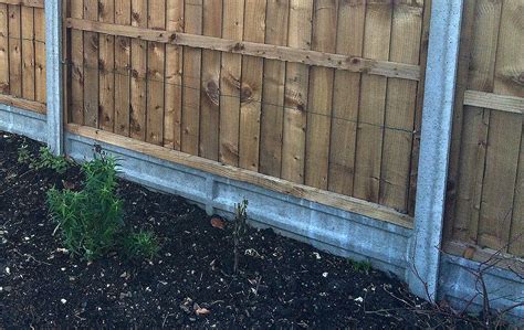 Concrete or Gravel Boards - Garden Fencing London