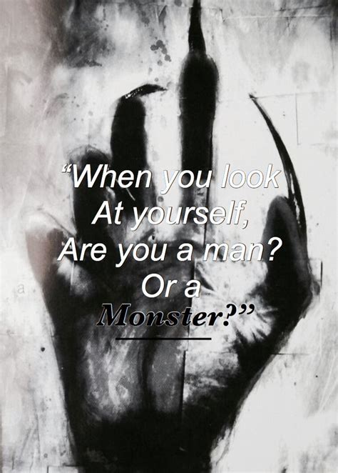 Man is monster. 💔 | Inspirational quotes, Quotes, Movie posters