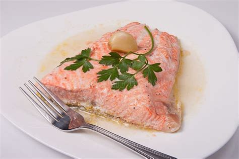 Roast salmon fillet stock image. Image of fillet, second - 30158477