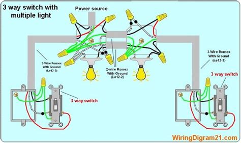 Multiple Lights 3 Way Switch