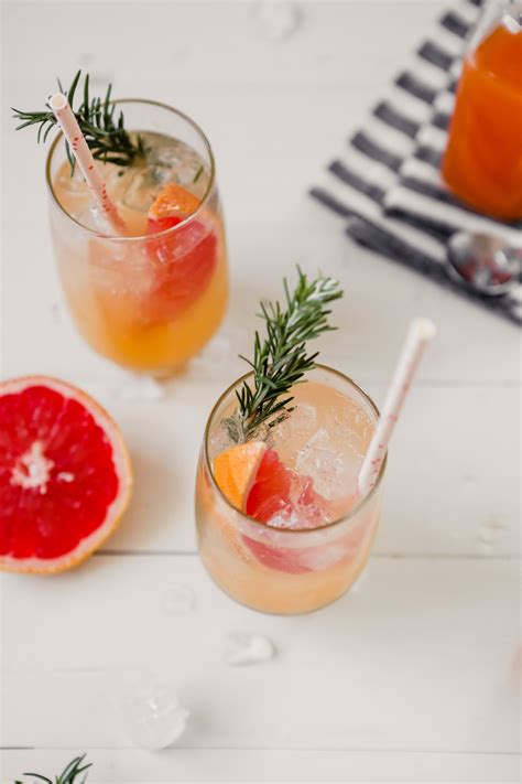 Naturally Sweetened Grapefruit & Rosemary Soda — Zestful Kitchen | Recipe | Soda recipe ...