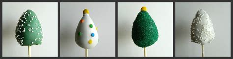 Buttercream and a Sewing Machine: Christmas Tree Cake Pops