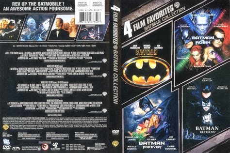 Batman Collection (4 Movies, 1989-2009) R1 WS DVD Cover - DVDcover.Com