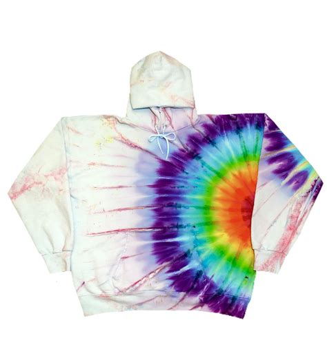 Rainbow Tie Dye Hoodie : tiedye