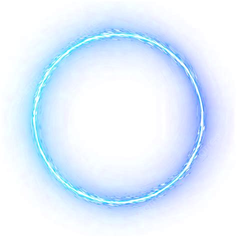 Blue Neon Border Cyber Circle, Neon, Neon Border, Border PNG Transparent Clipart Image and PSD ...