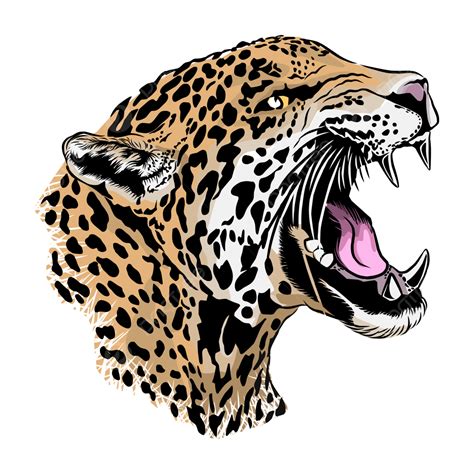 Jaguar Head Vector Art PNG, Jaguar Head Vector Clipart, Jaguar, Cheetah ...