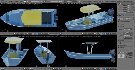 Small aluminium boat design. | Ship, Boat, and Yacht Design | GrabCAD ...