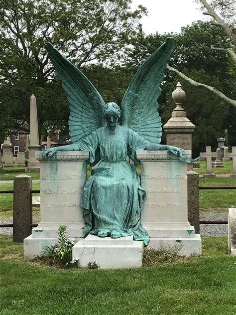 Newport Cemetery | Cemetery statues, Cemetery monuments, Angel sculpture