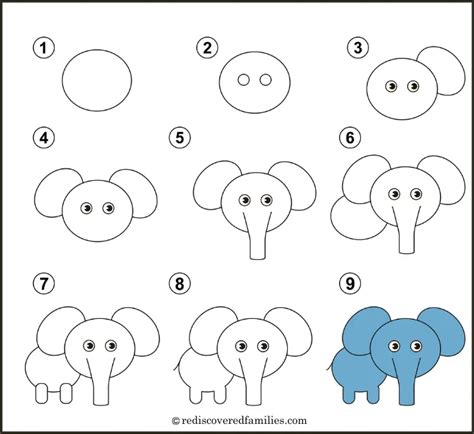 Easy animals To Draw For Kids | Rediscovered Families