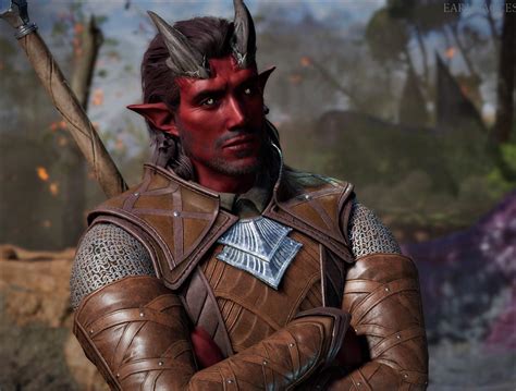 My Tiefling Fighter, Kholran. : r/BaldursGate3