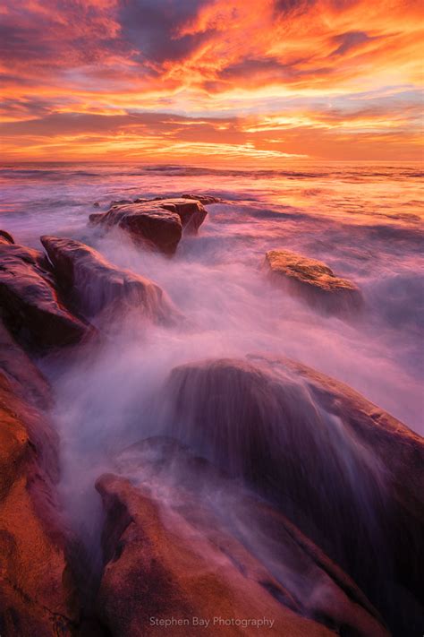 Glow | North Windansea Beach | Stephen Bay Photography