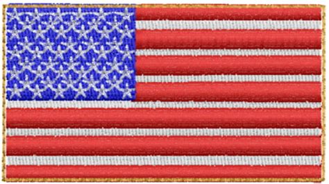 American Flag Embroidery Designs - template