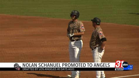 Nolan Schanuel called up by Angels - YouTube