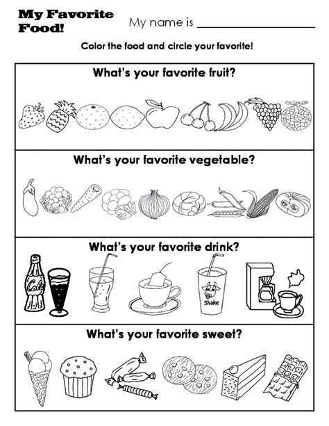 Food Exercises For Kindergarten Pdf - Helen Stephen's Addition Worksheets