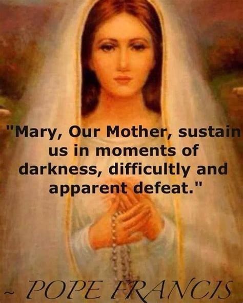 Mother Mary Blessings on Instagram: “Hail Mary sustain us in moments of darkness, difficulty and ...