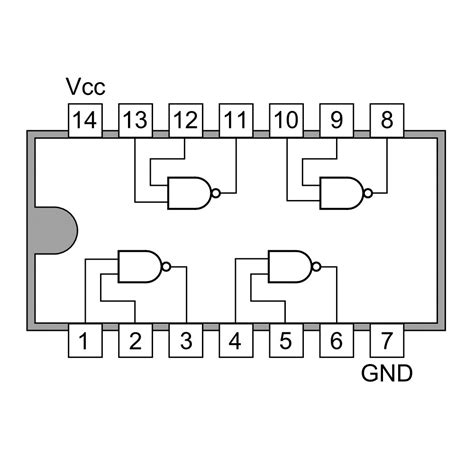 COMPUERTA LÓGICA NAND 74LS00 – Electrónica Sigma Guatemala