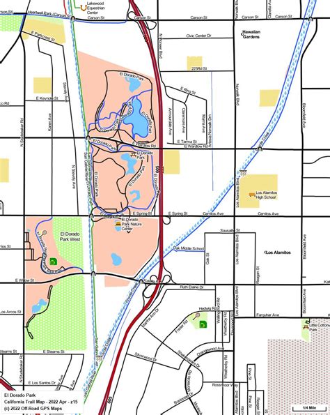 El Dorado Park - California Trail Map