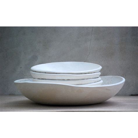 Ceramic pasta set,Pasta serving bowl set, large pasta bowl, white ...