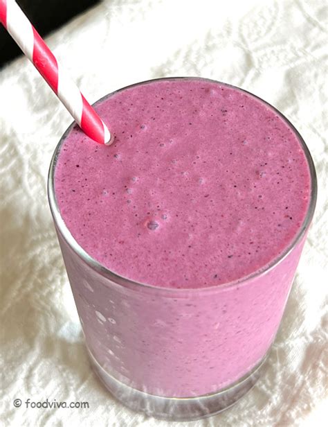 Wild Berry Smoothie Recipe without Yogurt - Thick Smoothie with frozen ...