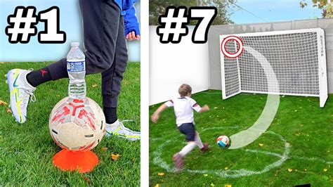 11 Soccer TRICK SHOTS from EASY to IMPOSSIBLE! - YouTube