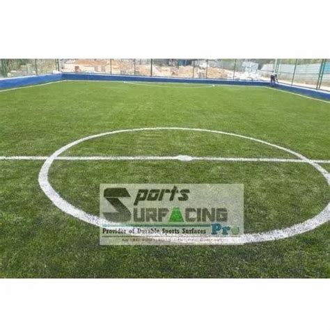 Pe Synthetic Artificial Football Turf Installation Service, Size: 10 Mm ...