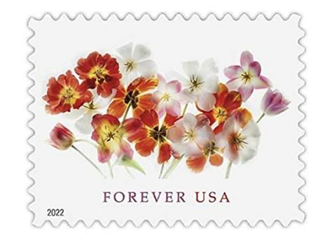 USPS Tulips (Sheet of 20) Postage Forever Stamps Beauty Flowers Garden ...