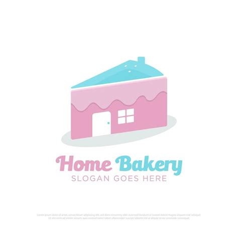 Bakery House logo design vector, sweet cake home made vector illustration best for your identity ...