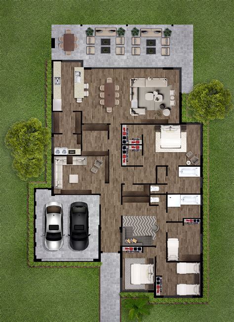 Floor Plan Rendering | Rendered floor plan, Floor plans, Nursing insurance