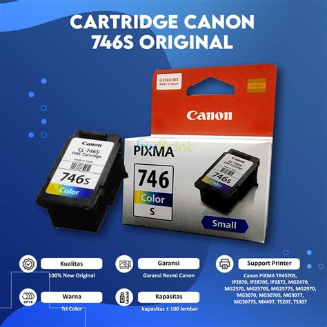 Jual Cartridge Canon PG-745s 746s Small Printer PIXMA TR4670s Black Color | Shopee Indonesia