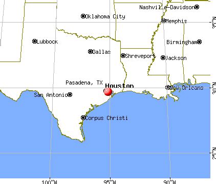 Pasadena Texas Map - United States