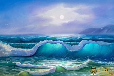 Paintings with Stunning Sea Waves | LeoSystem.art