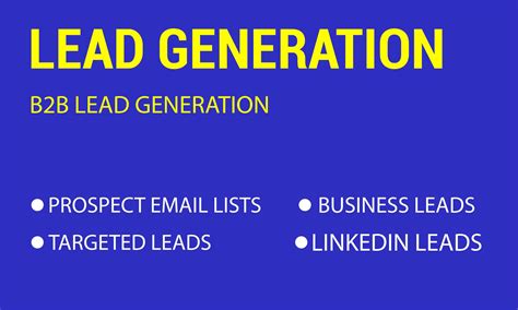 B2B Leads Generation For Any Industry | Legiit